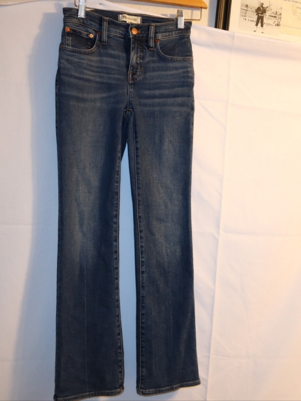 Madewell Petite Kick Out Full-Length Jeans in Devito Wash Size 23 Petite - Picture 7 of 15